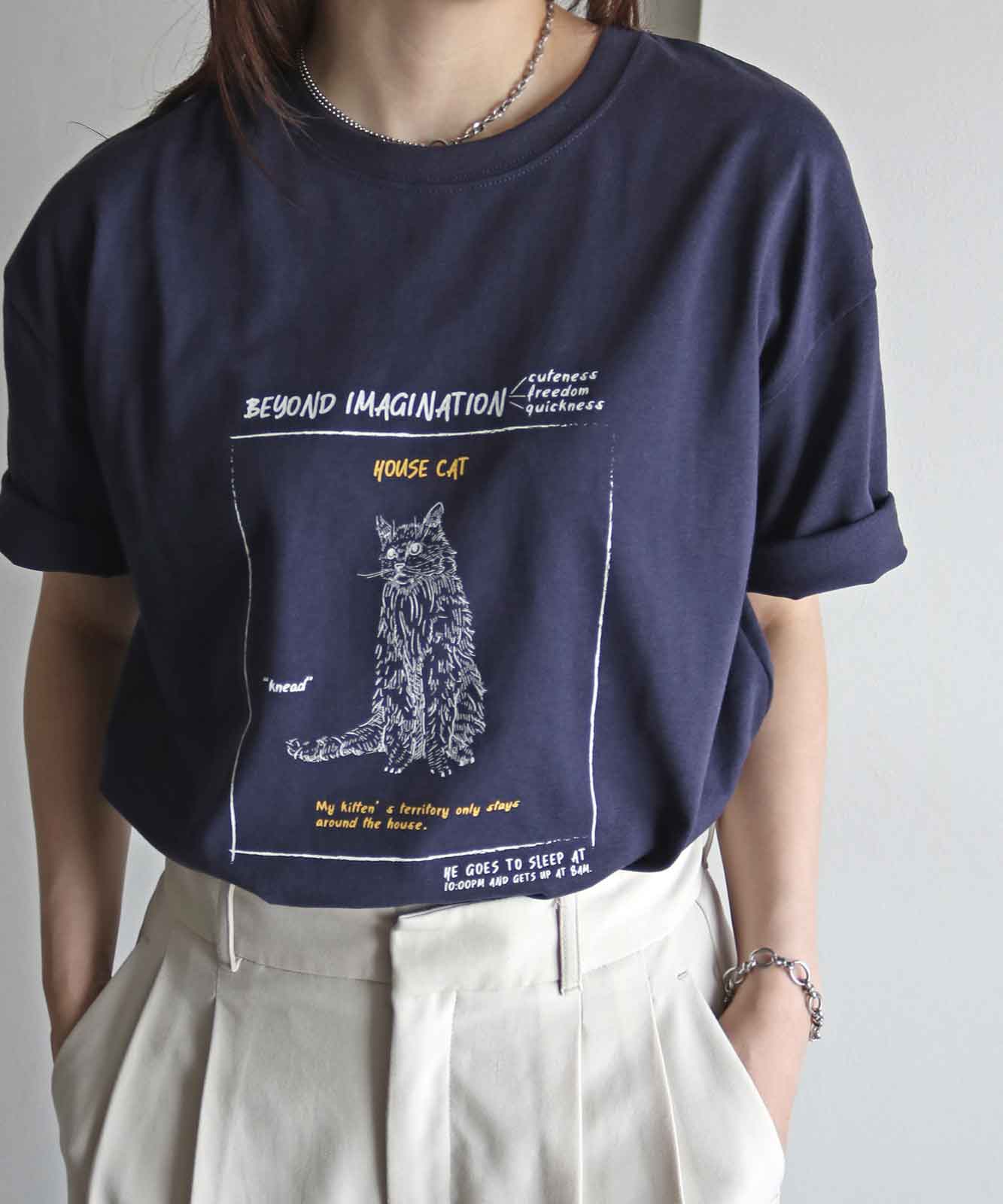 ヴィンテージライクデザインTシャツ A柄 | TOPS | Studio Apartment