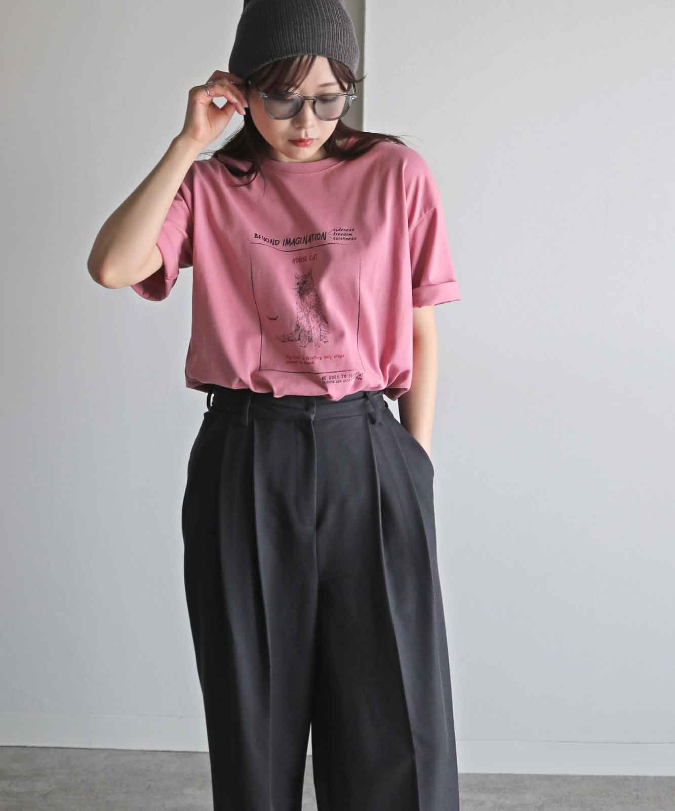 ヴィンテージライクデザインTシャツ A柄 | TOPS | Studio Apartment