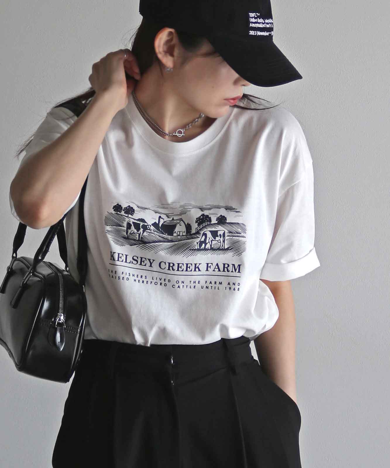 ヴィンテージライクデザインTシャツ C柄 | TOPS | Studio Apartment