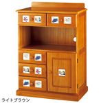 サイドボード/リビングボード (南欧風家具) 【約幅60cm ホワイトウォッシュ】 木製 【完成品】|テレビ台・ローボード|収納