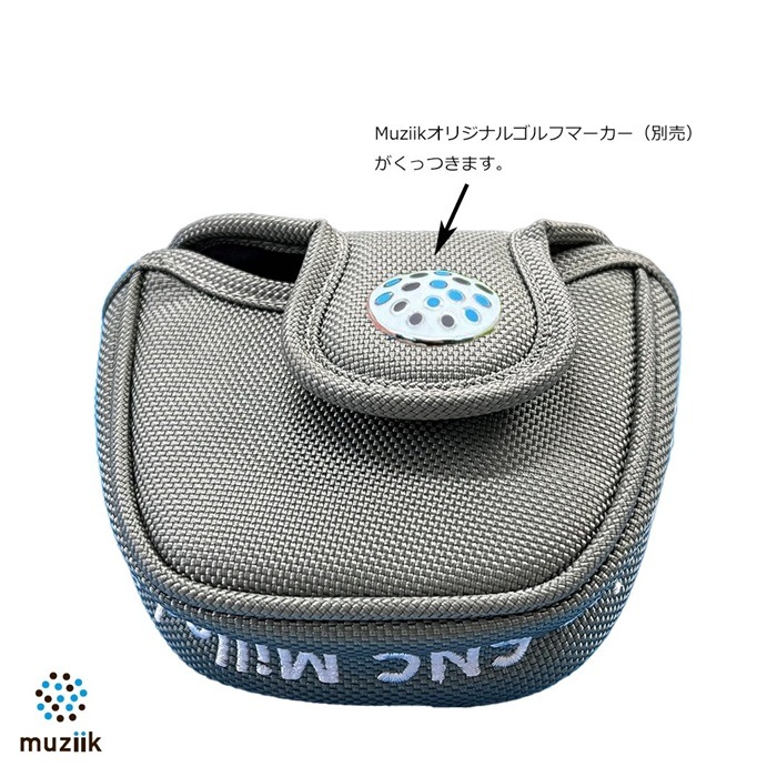 muziik バリスティックナイロンダブル磁石パターカバー | TAKAGOLF