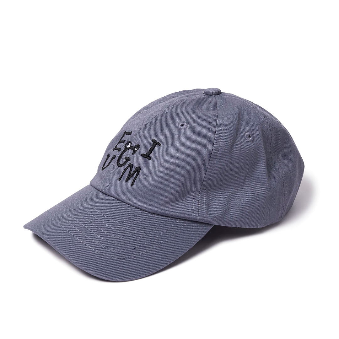 EGUMI SPRAY ART LOGO CAP【STONE BLUE】
