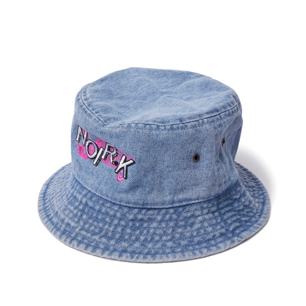 NOIR.K × 火曜び LOGO DENIM BUCKET HAT【INDIGO】