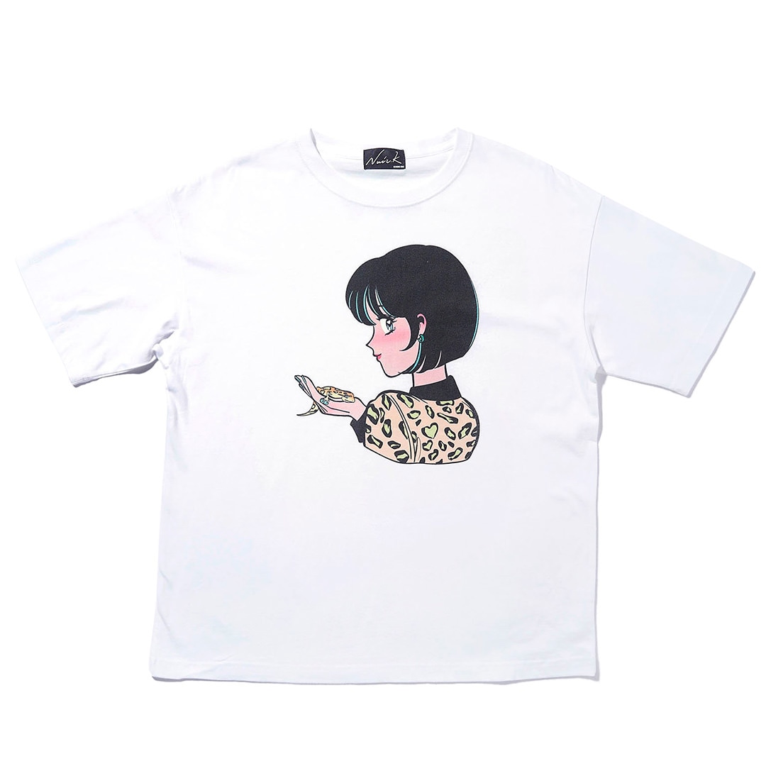 NOIR.K × 火曜び GIRL & LIZARD BIG TEE【WHITE】 | NOIR.K | TAKALAKA