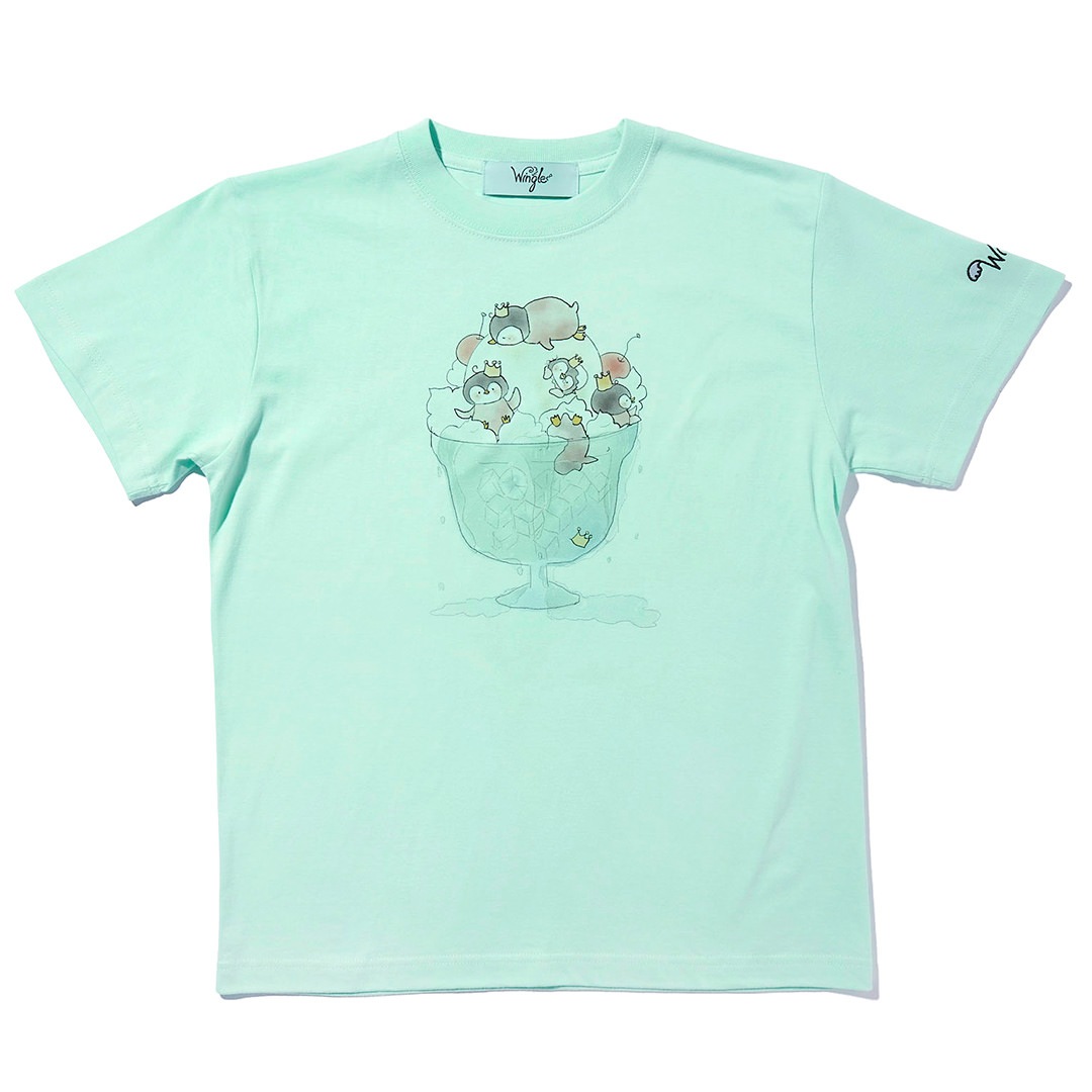 WINGLE × Naoko Satou PARFAIT REGULAR FIT TEE【MELON】