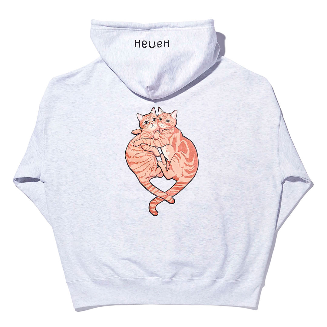 HanaH × tarou2 KONPEI & MISO BIG HOODIE【MIX GRAY】