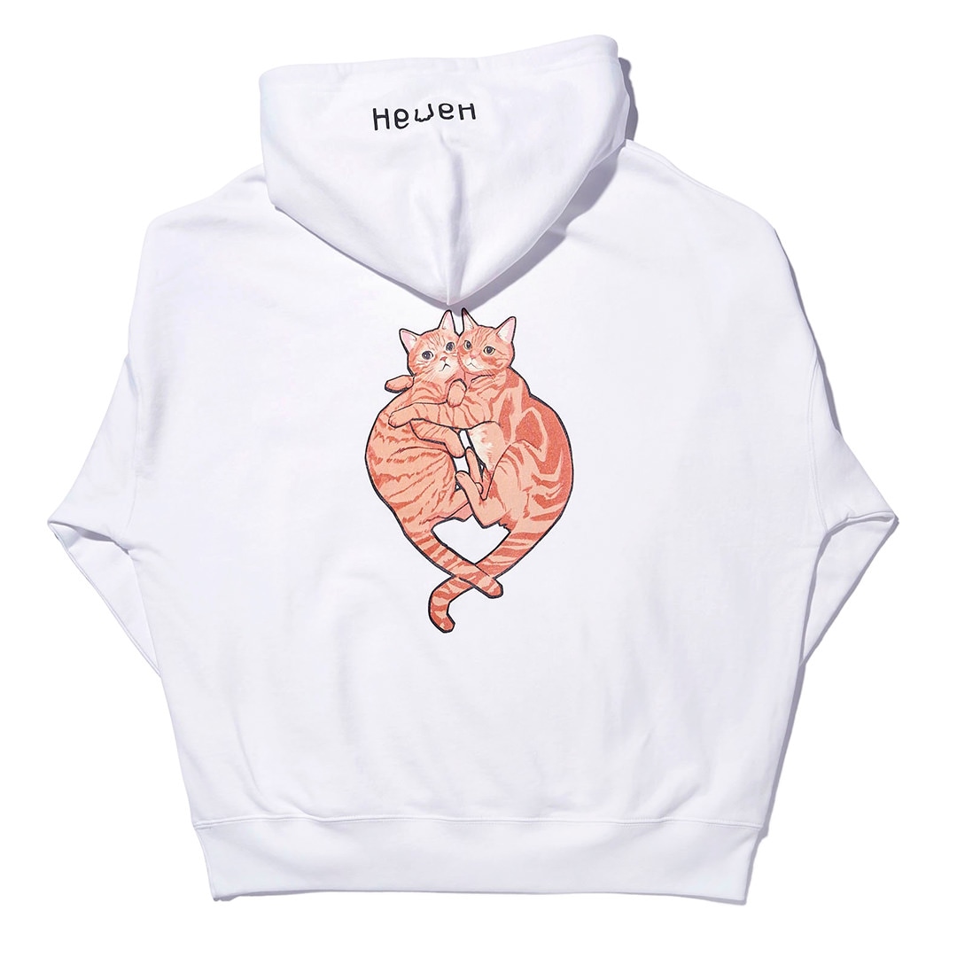 HanaH × tarou2 KONPEI & MISO BIG HOODIE【WHITE】