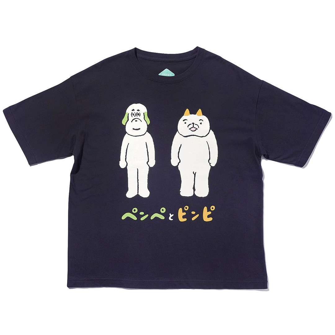 犬光ランド × makomo ペンぺとピンピ BIG TEE【NAVY】