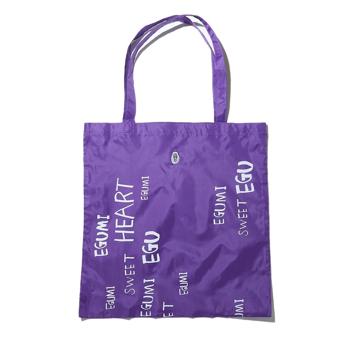＜受注生産＞EGUMI MULTI LOGO ECO BAG【PURPLE】