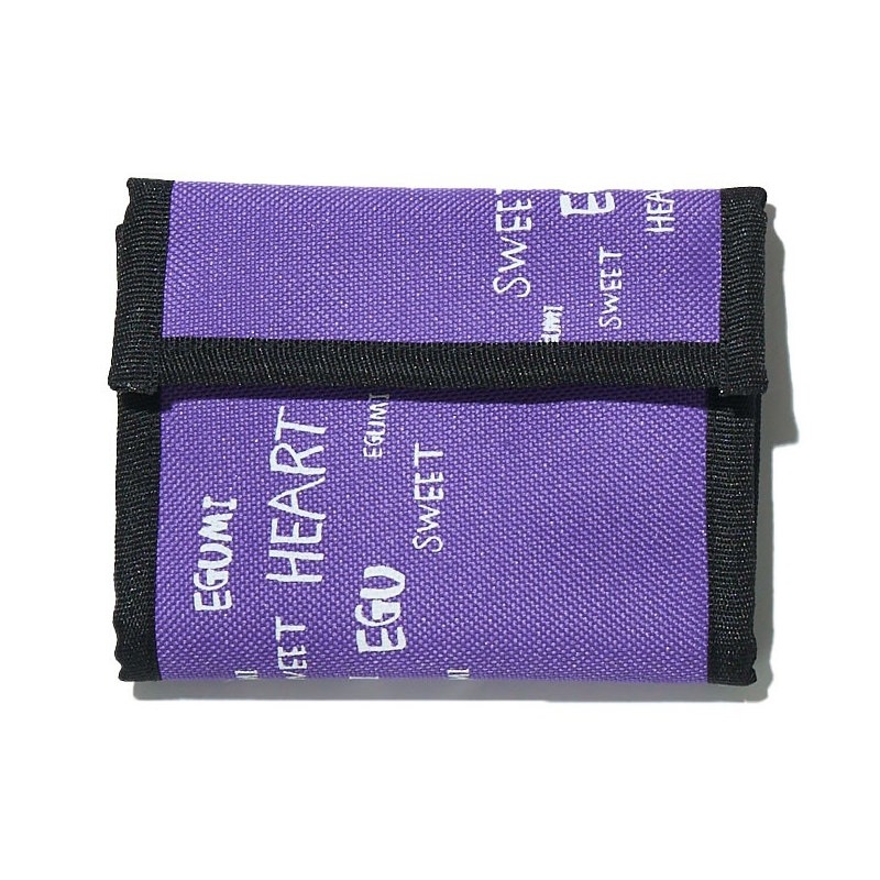＜受注生産＞EGUMI MULTI LOGO WALLET【PURPLE】