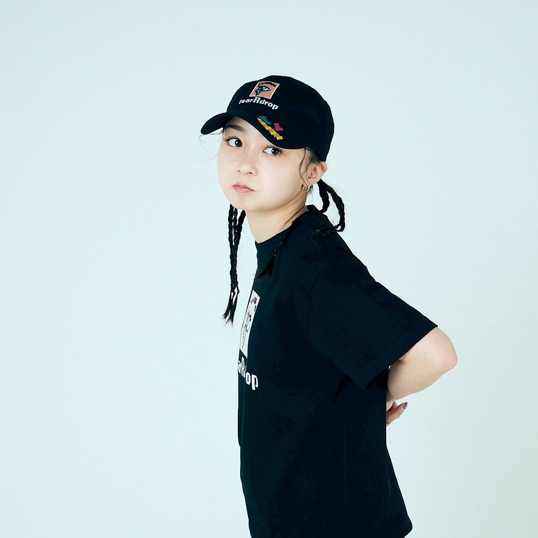 ＜受注生産＞tear R drop PIXEL ART CAP【BLACK】