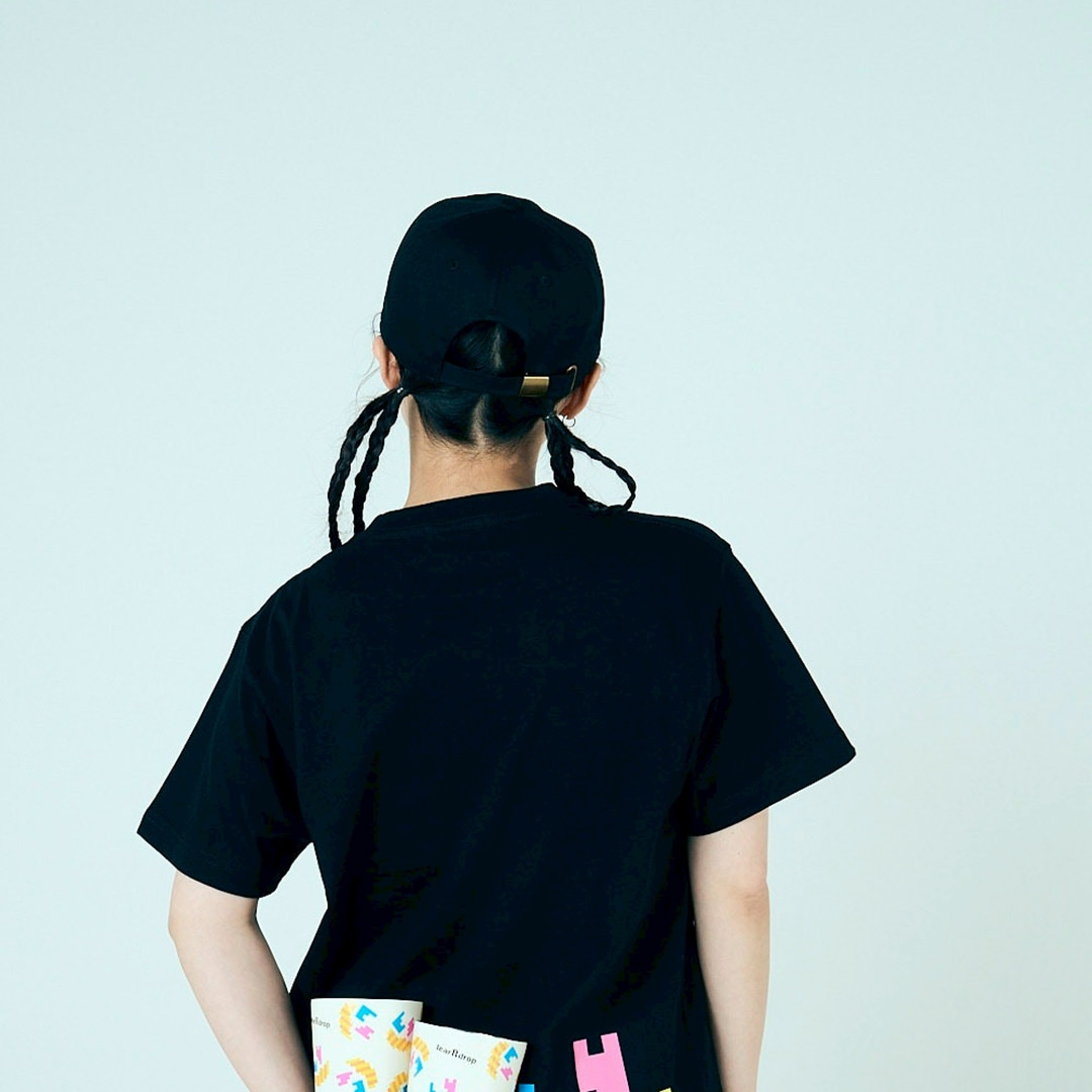 ＜受注生産＞tear R drop PIXEL ART CAP【BLACK】