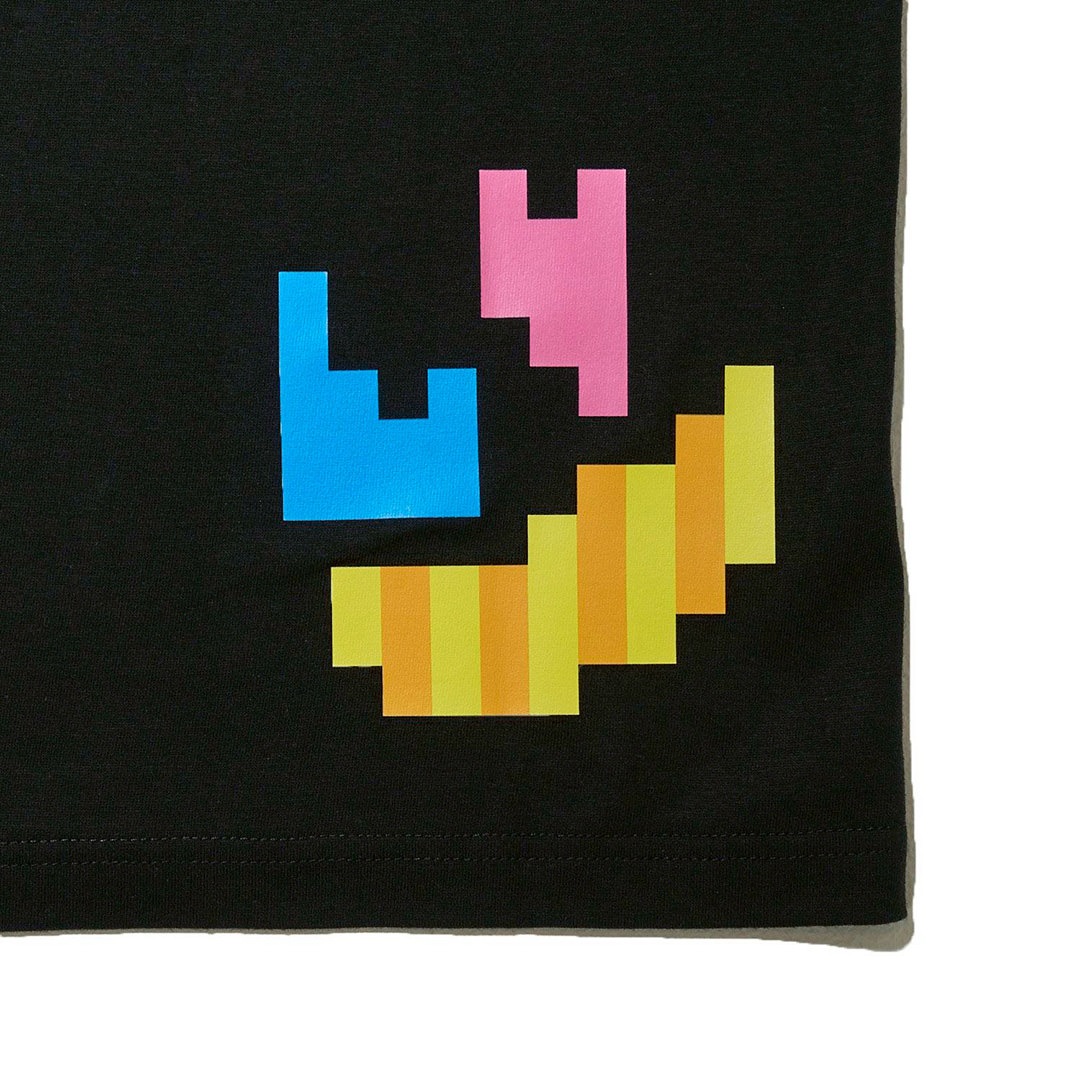 ＜受注生産＞tear R drop PIXEL ART TEE【BLACK】