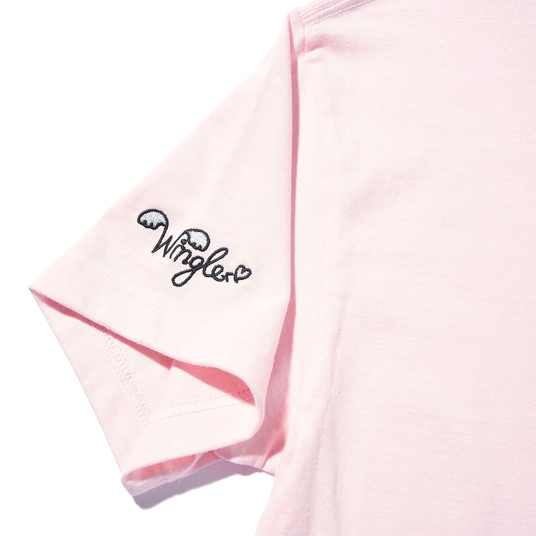 WINGLE × Naoko Satou PARFAIT REGULAR FIT TEE【PINK】