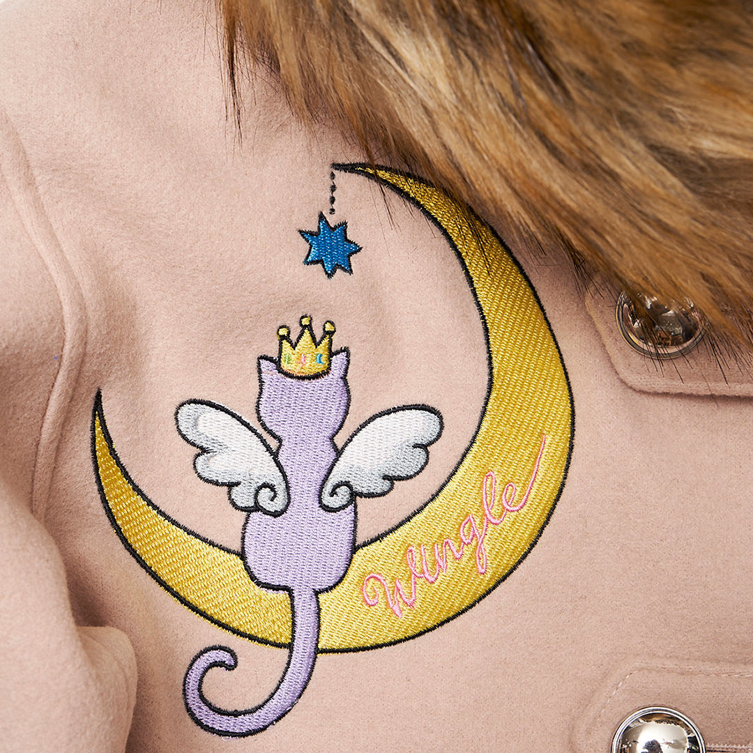 WINGLE MOON CAT COAT【BEIGE】