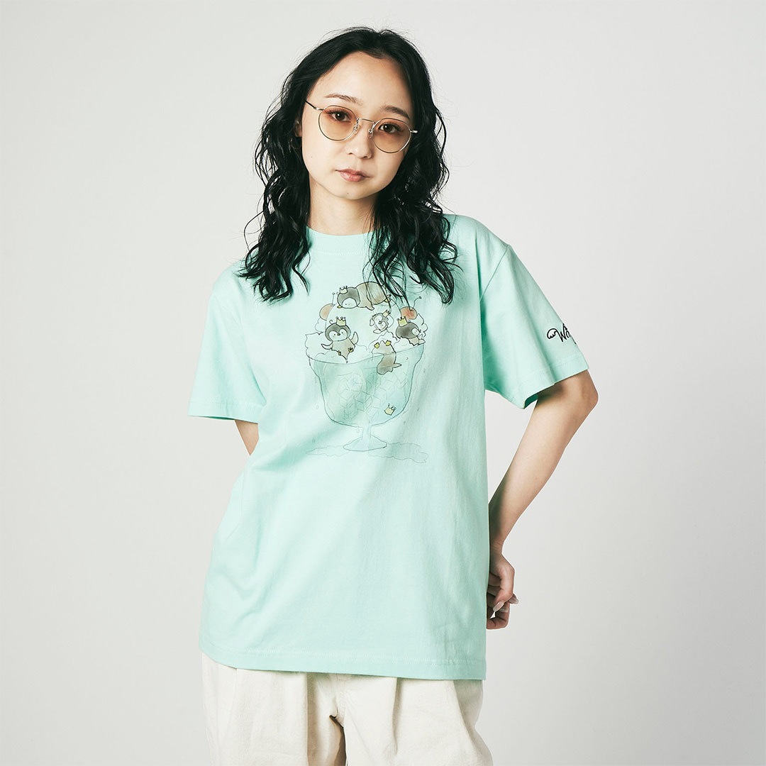 WINGLE × Naoko Satou PARFAIT REGULAR FIT TEE【MELON】