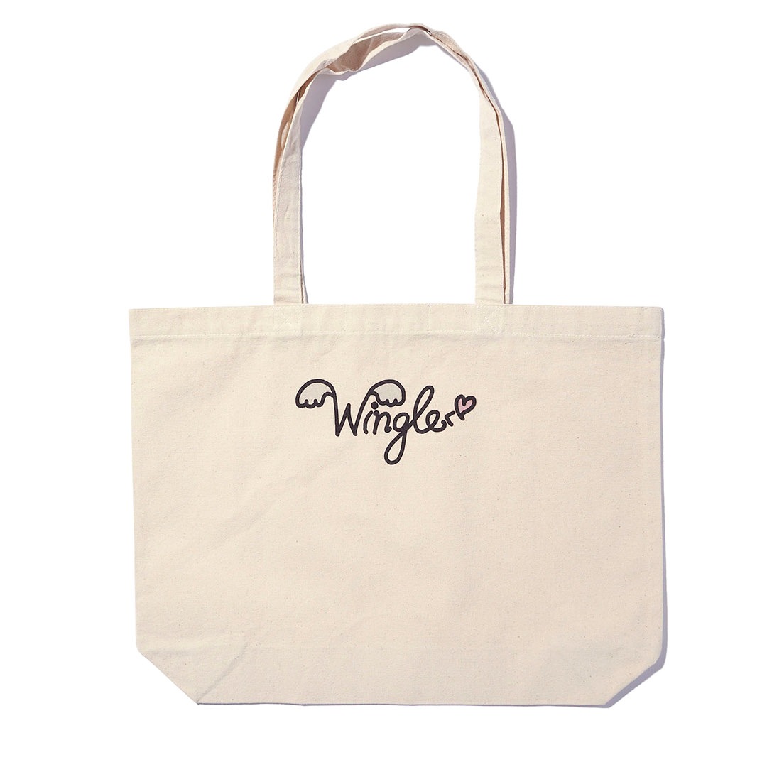 WINGLE × Naoko Satou FLOWER CIRCLE CANVAS TOTE