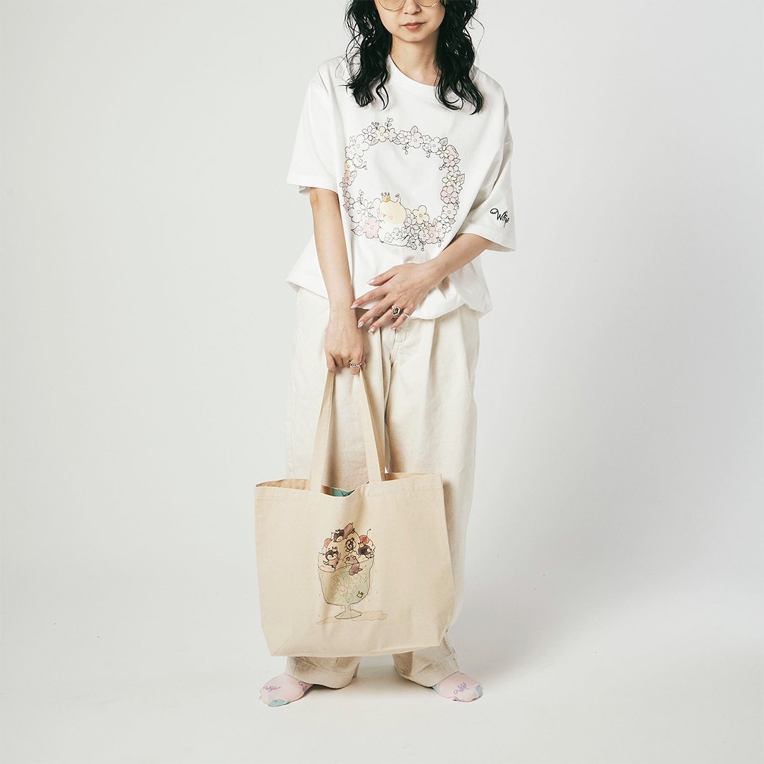 WINGLE × Naoko Satou PARFAIT CANVAS TOTE