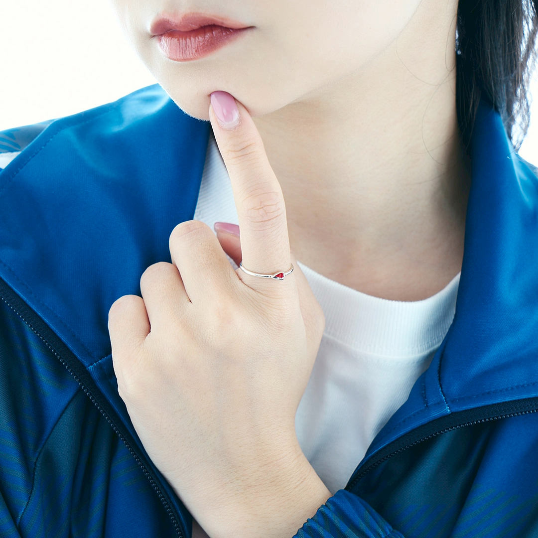 ＜受注生産＞tear R drop X'MAS SP SILVER 925 TEAR PETIT RING