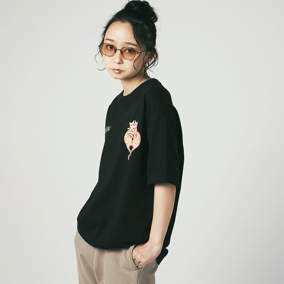 HanaH × tarou2 KONPEI & MISO BIG TEE【BLACK】