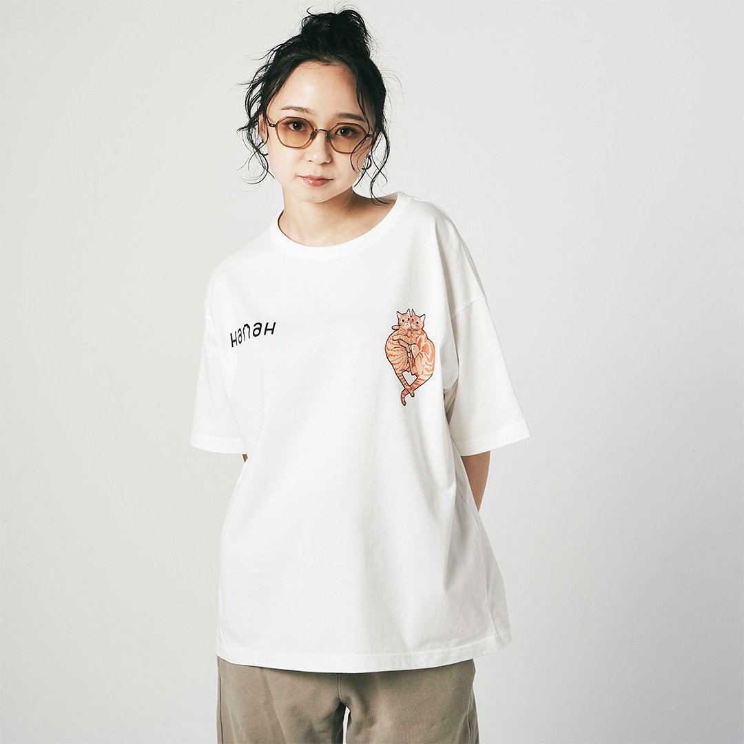 HanaH × tarou2 KONPEI & MISO BIG TEE【WHITE】