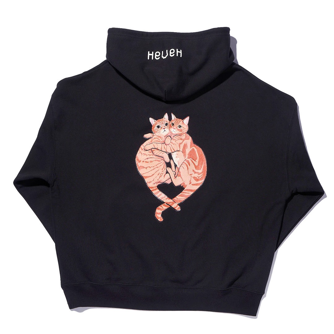 HanaH × tarou2 KONPEI & MISO BIG HOODIE【BLACK】