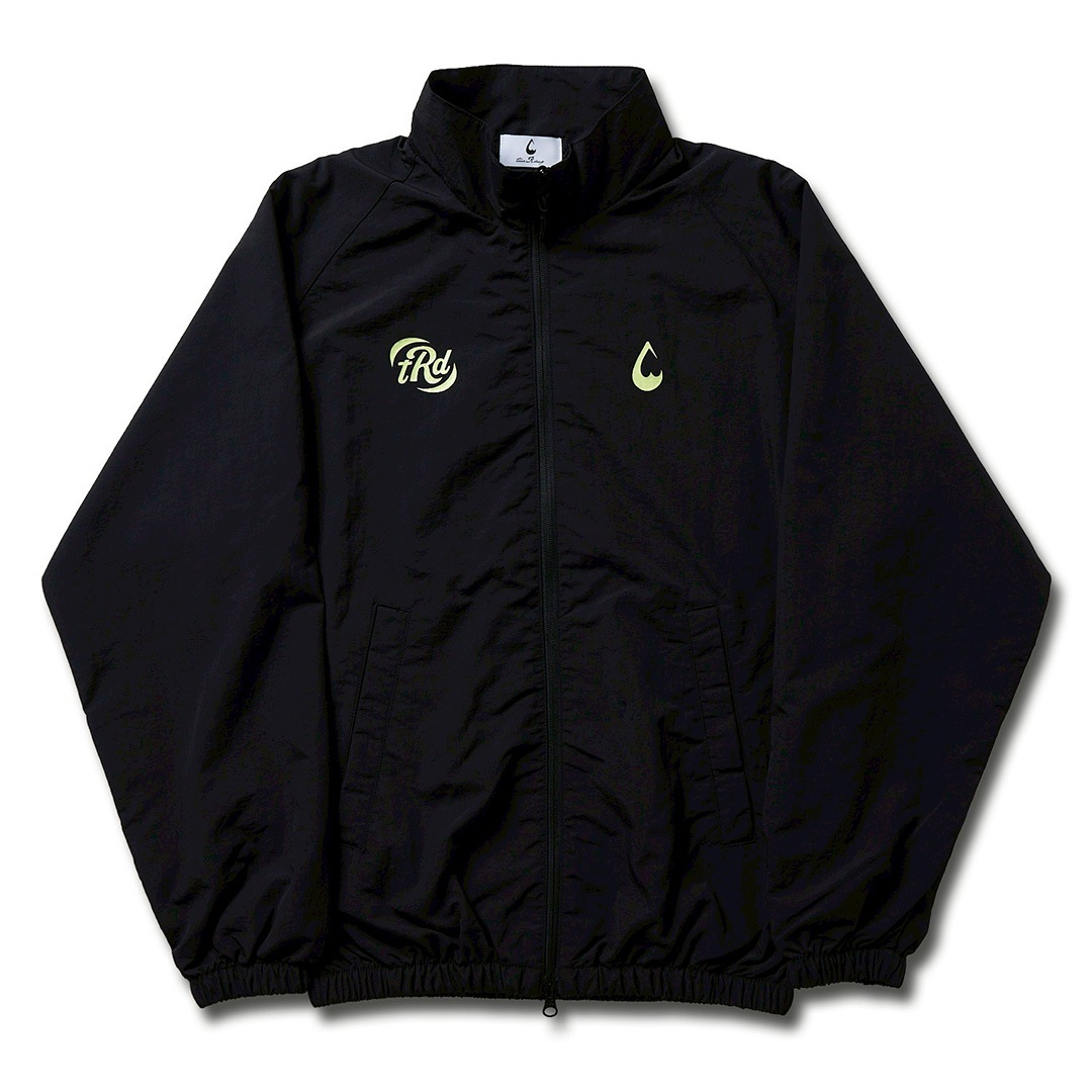 受注生産＞tear R drop SPORTS NYLON TRAINING ZIP JACKET【BLACK