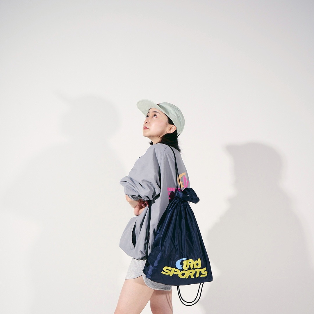 <受注生産>tear R drop SPORTS RIPSTOP GYM SACK BAG【NAVY】