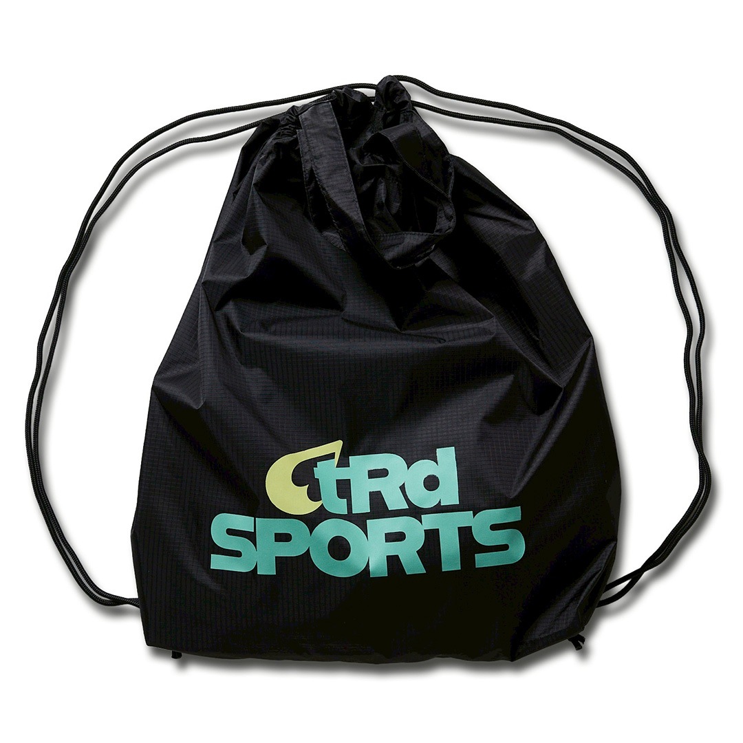受注生産＞tear R drop SPORTS RIPSTOP GYM SACK BAG【BLACK】 | tear