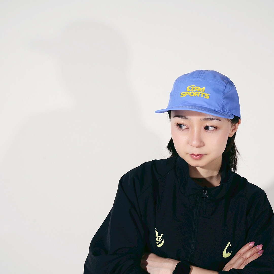 ＜受注生産＞tear R drop SPORTS NYLON CAP【SPORT BLUE】