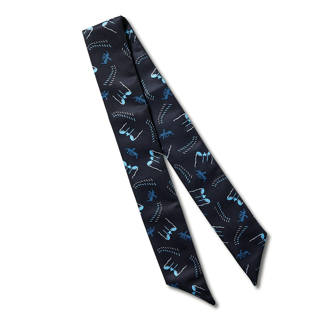 ＜受注生産＞ WINGLE STAR&FEATHER RIBBON TIE