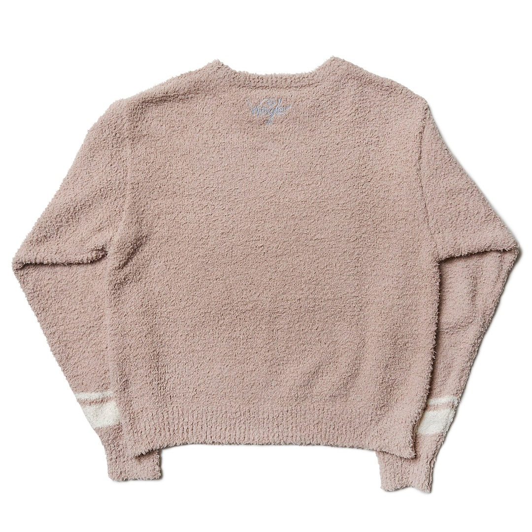 WINGLE STAR DOLPHIN JACQUARD TOPS【SMOKEY PINK】