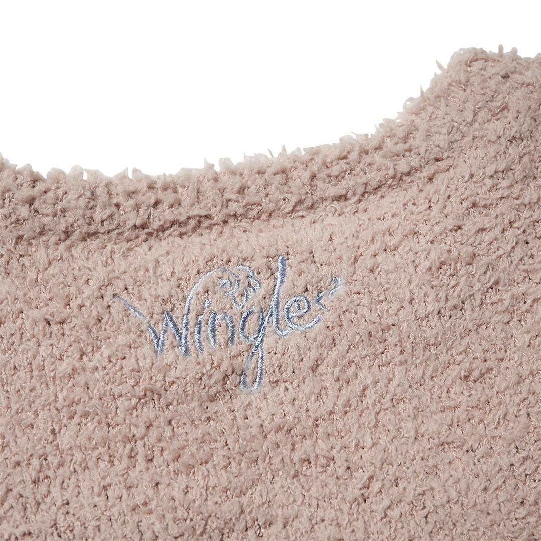 WINGLE STAR DOLPHIN JACQUARD TOPS【SMOKEY PINK】