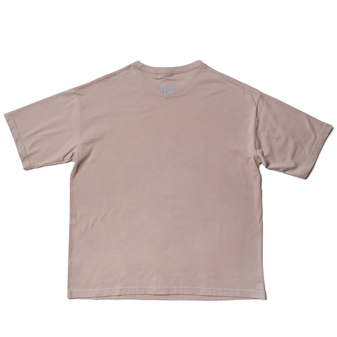 WINGLE STAR DOLPHIN BIG TEE【SMOKEY PINK】