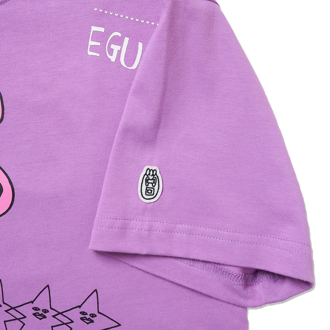 EGUMI MULTI PRINT TEE【PURPLE】 | EGUMI | TAKALAKA