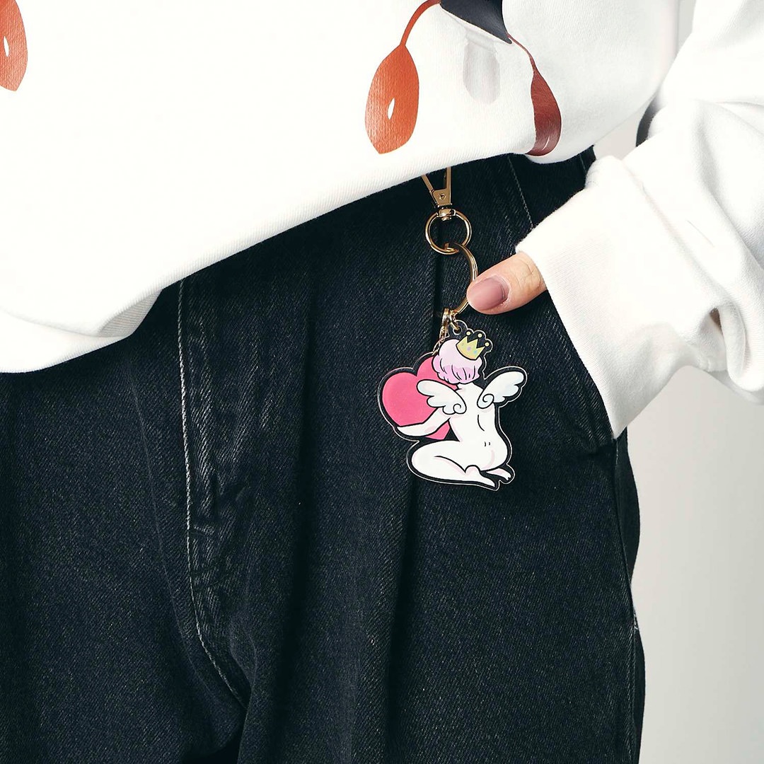 WINGLE ANGEL KEYCHAIN