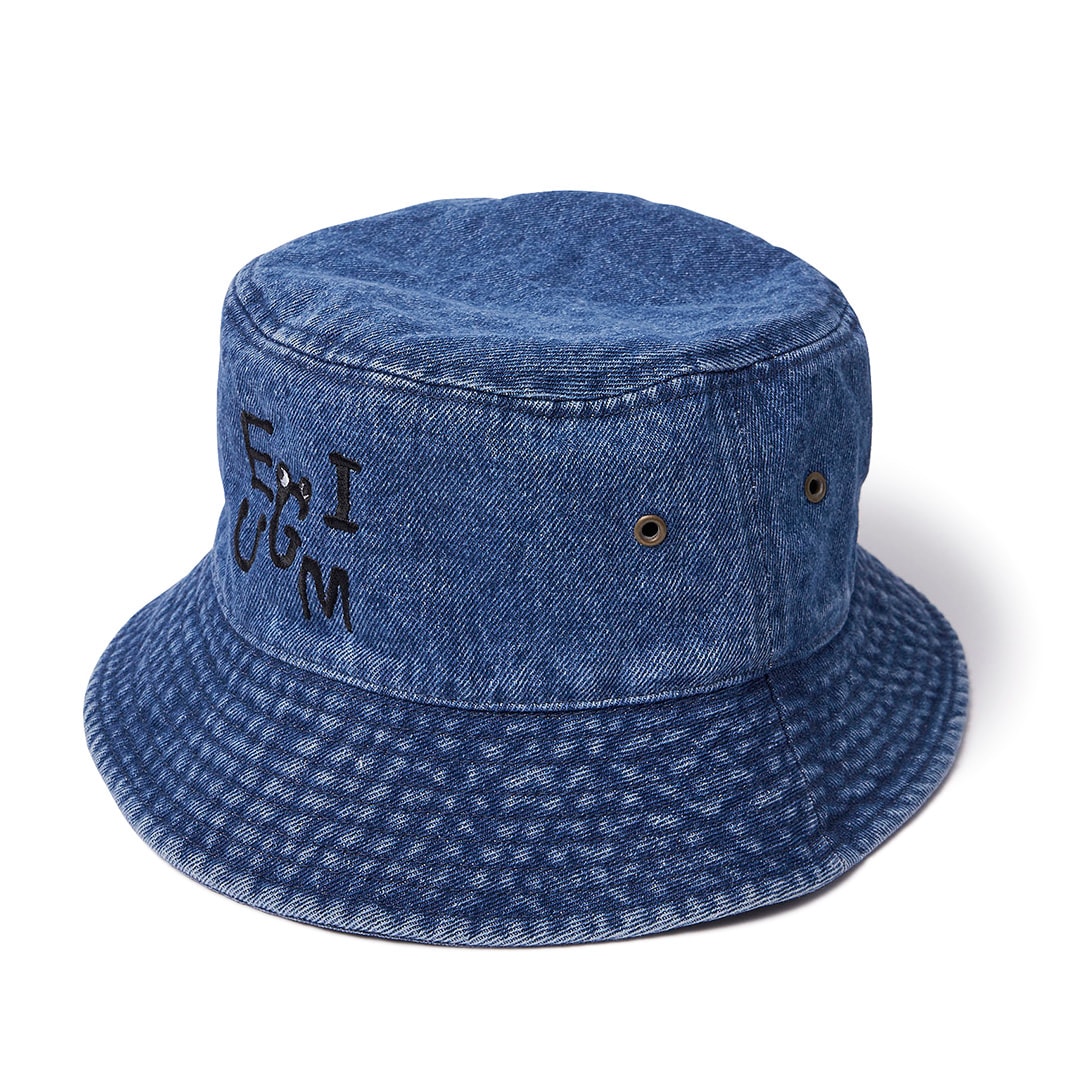 EGUMI SPRAY ART DENIM BUCKET HAT【INDIGO】 | EGUMI | TAKALAKA