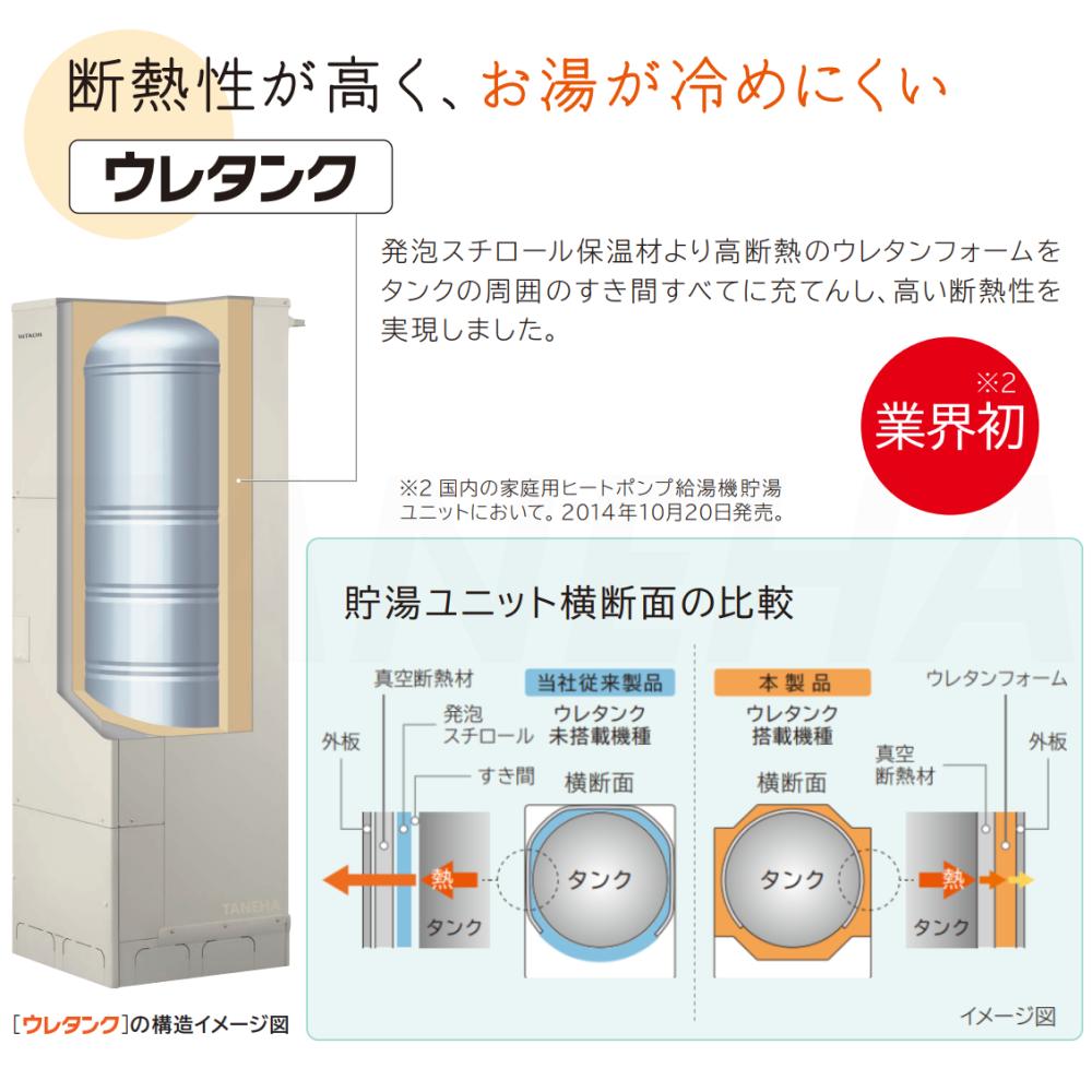 日立エコキュート 井戸水OK bhp-taw46pk1 室外機不調