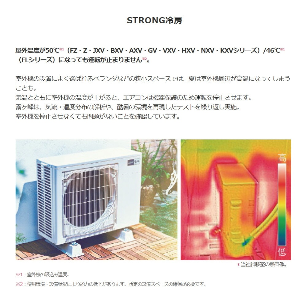 ちゃんつー　MSZ-GV2225-W 室外機 ちゃんつー MSZ-GV2225-W 室外機 霧ヶ峰 MSZ-GV2225-W [ピュア