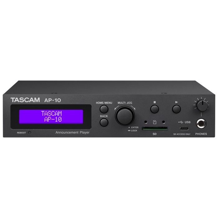 CD-200SB SD/SDHCカード、USBメモリー対応 業務用CDプレーヤー TASCAM