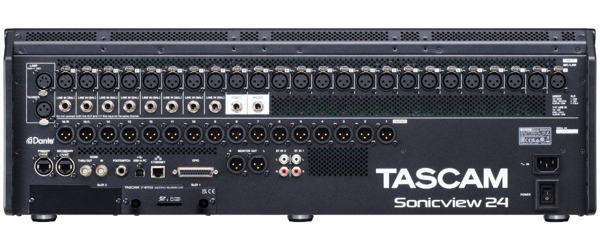 数量限定】TASCAM Sonicview 24XP【ショッピングクレジット 無金利