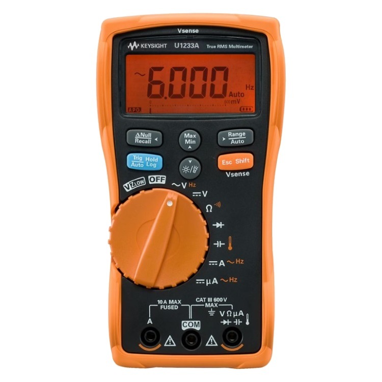 【新品】キーサイト・テクノロジー ハンドヘルド・デジタル・マルチメータ、3 1/2 桁 U1233A