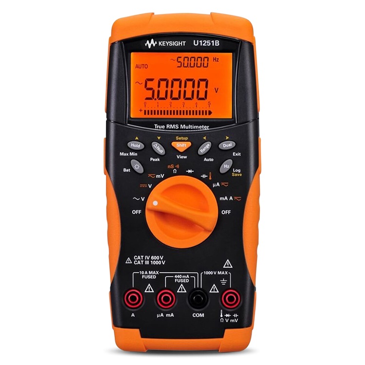 【新品】キーサイト・テクノロジー ハンドヘルド・デジタル・マルチメータ、4 1/2桁、ベーシック U1251B