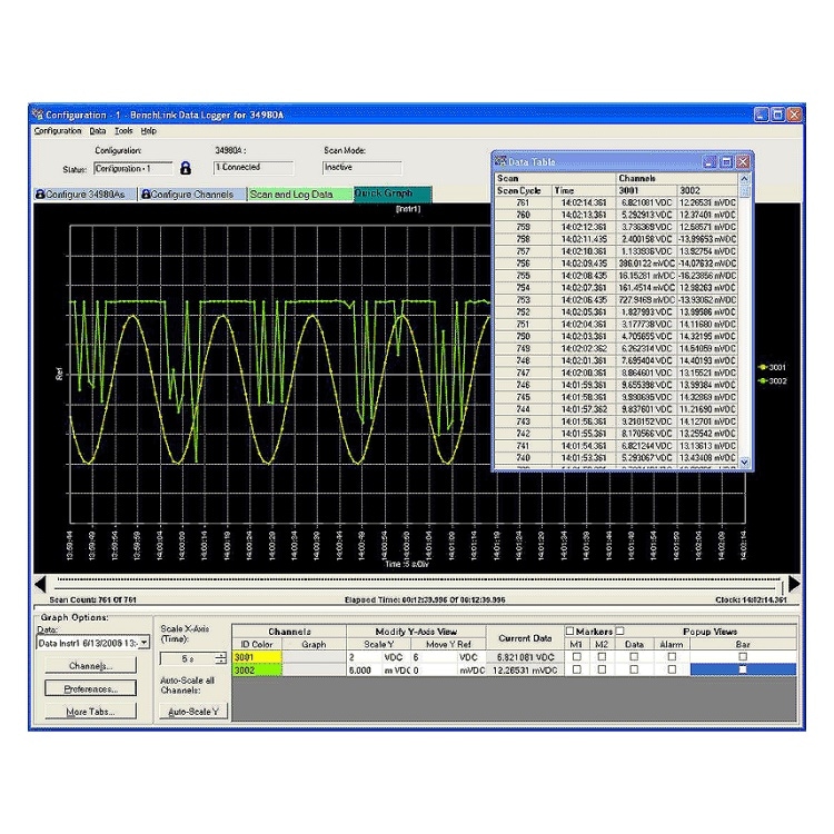 **���佪λ��**�ڿ��ʡۥ��������ȡ��ƥ��Υ�������34826A��34980A��BenchLink Data Logger