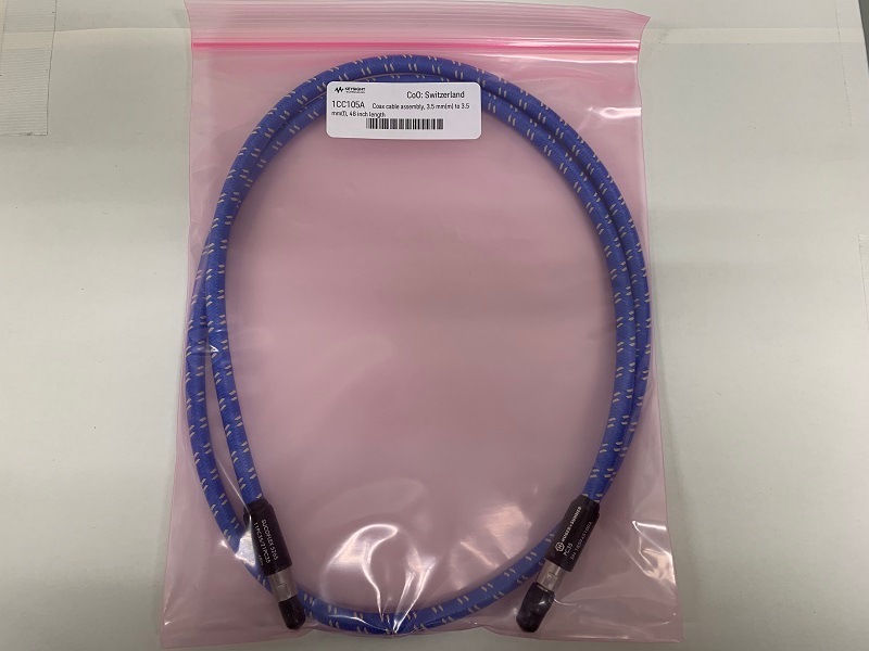 【アクセサリ】キーサイト・テクノロジー 1CC105A 同軸ケーブル 3.5 mm(m) to 3.5 mm(f), 48インチ(初期不良対応なし)