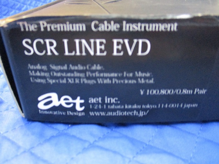 �����ò���AET SCR LINE EVD XLR/0.8m (̤������)