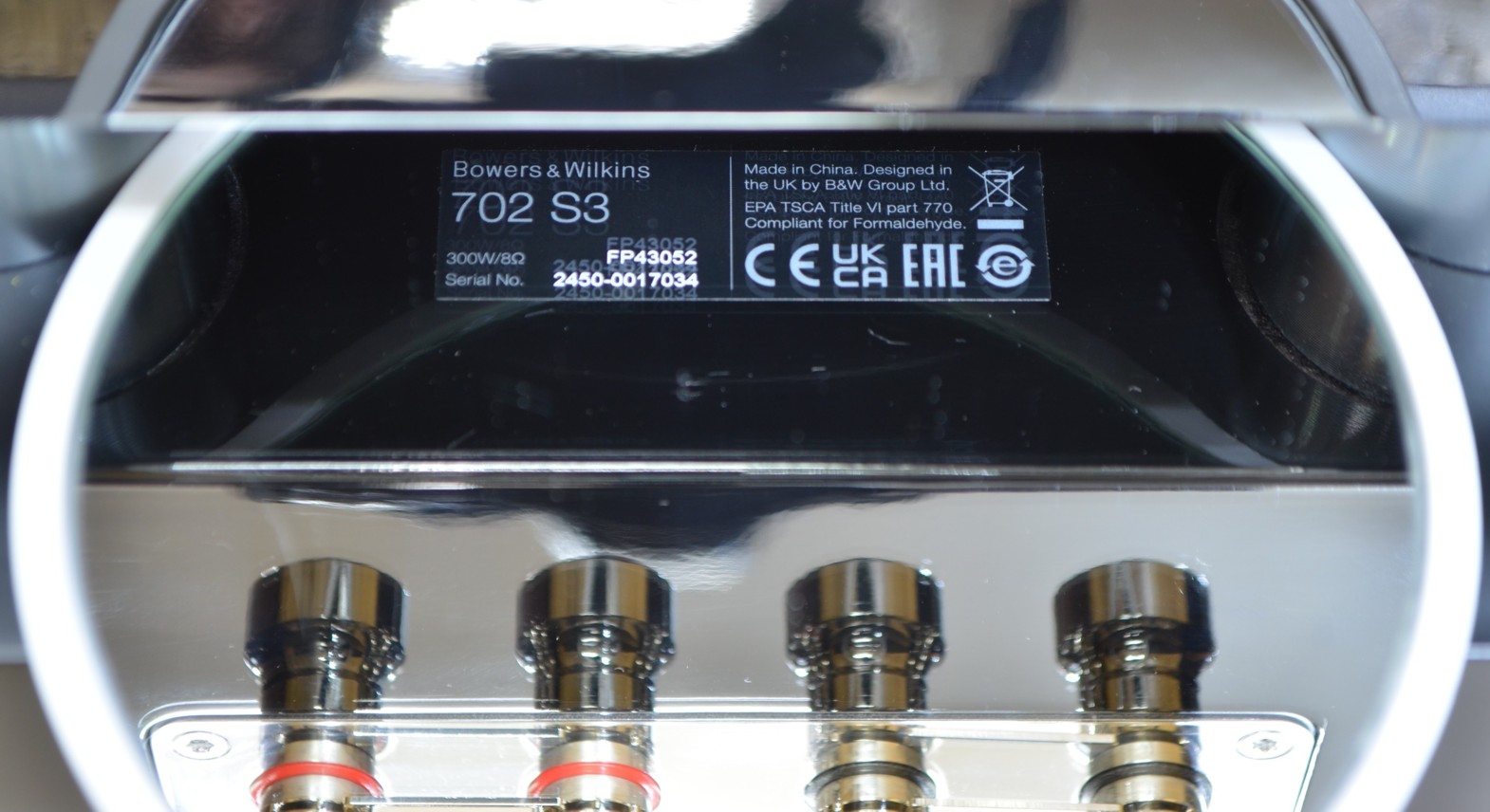 ����ʡ�B&W 702S3(BK)(��Ȣ����)