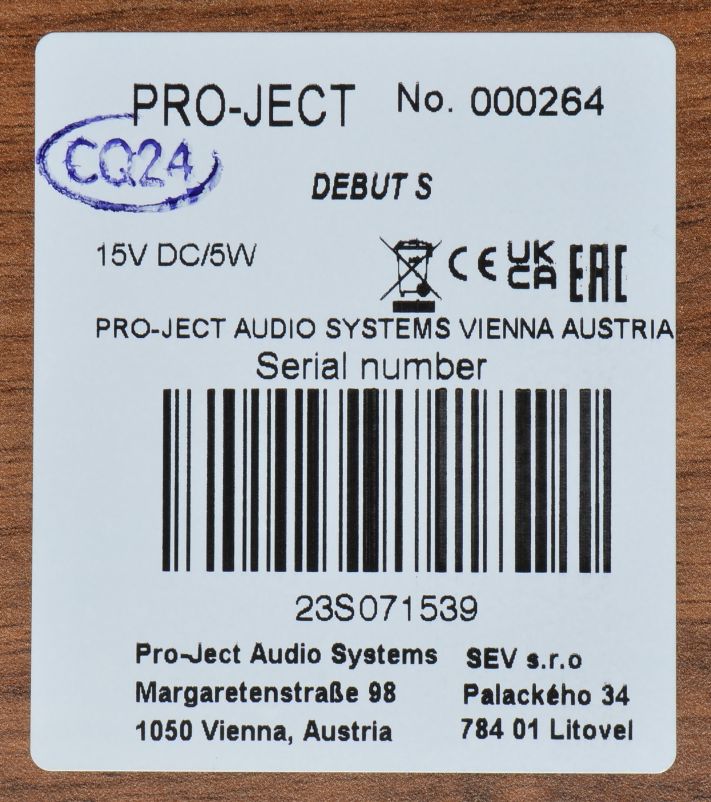 Ÿ���ʡ�Pro-Ject  DEBUT-S(��Ȣ����)