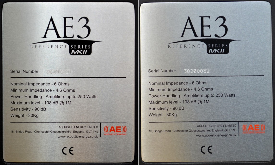 ����ʡ�Acoustic Energy  AE3mk2(��Ȣ����)(��������)