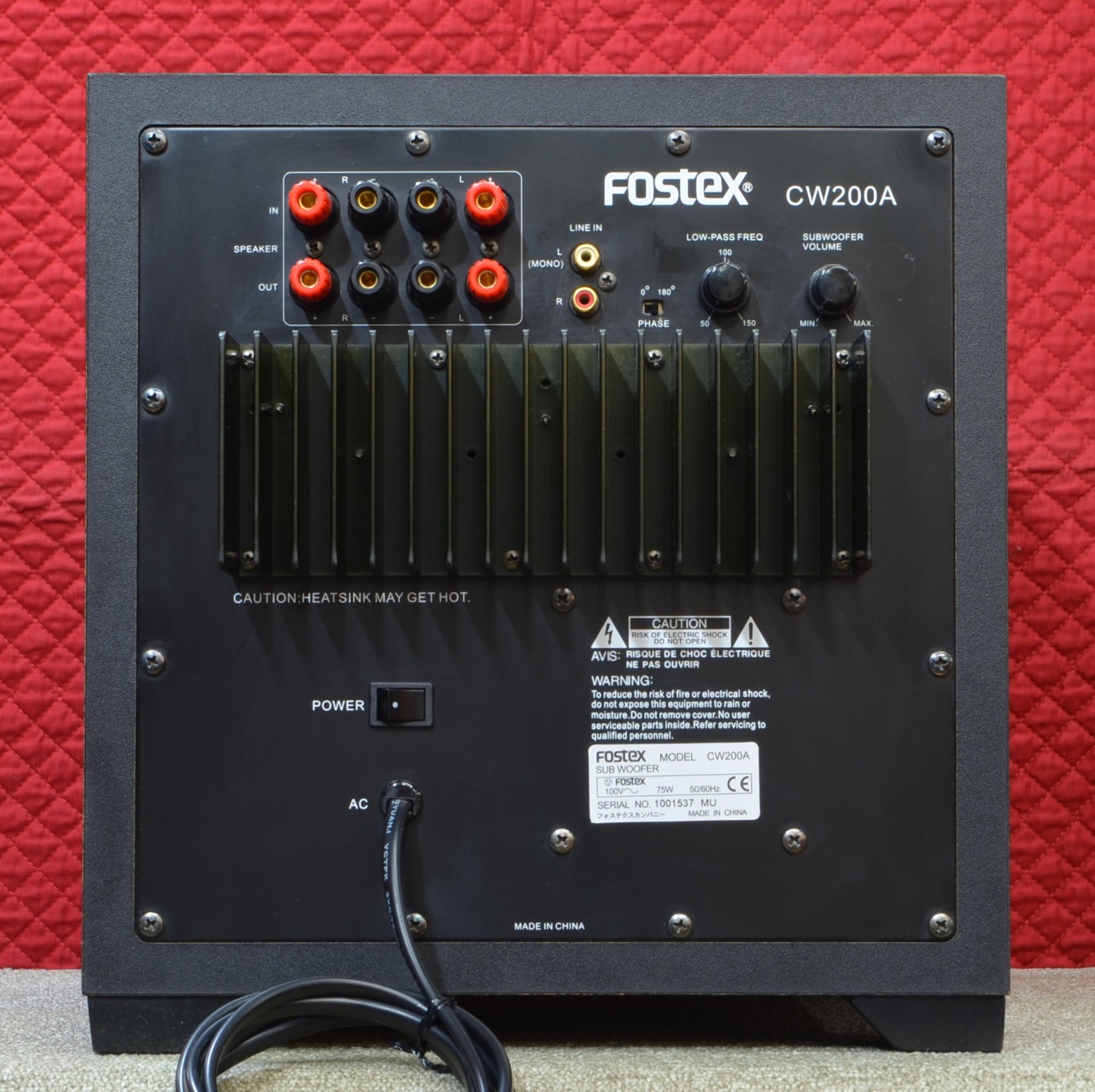����ʡ�FOSTEX CW200A(��Ȣ�ʤ�)